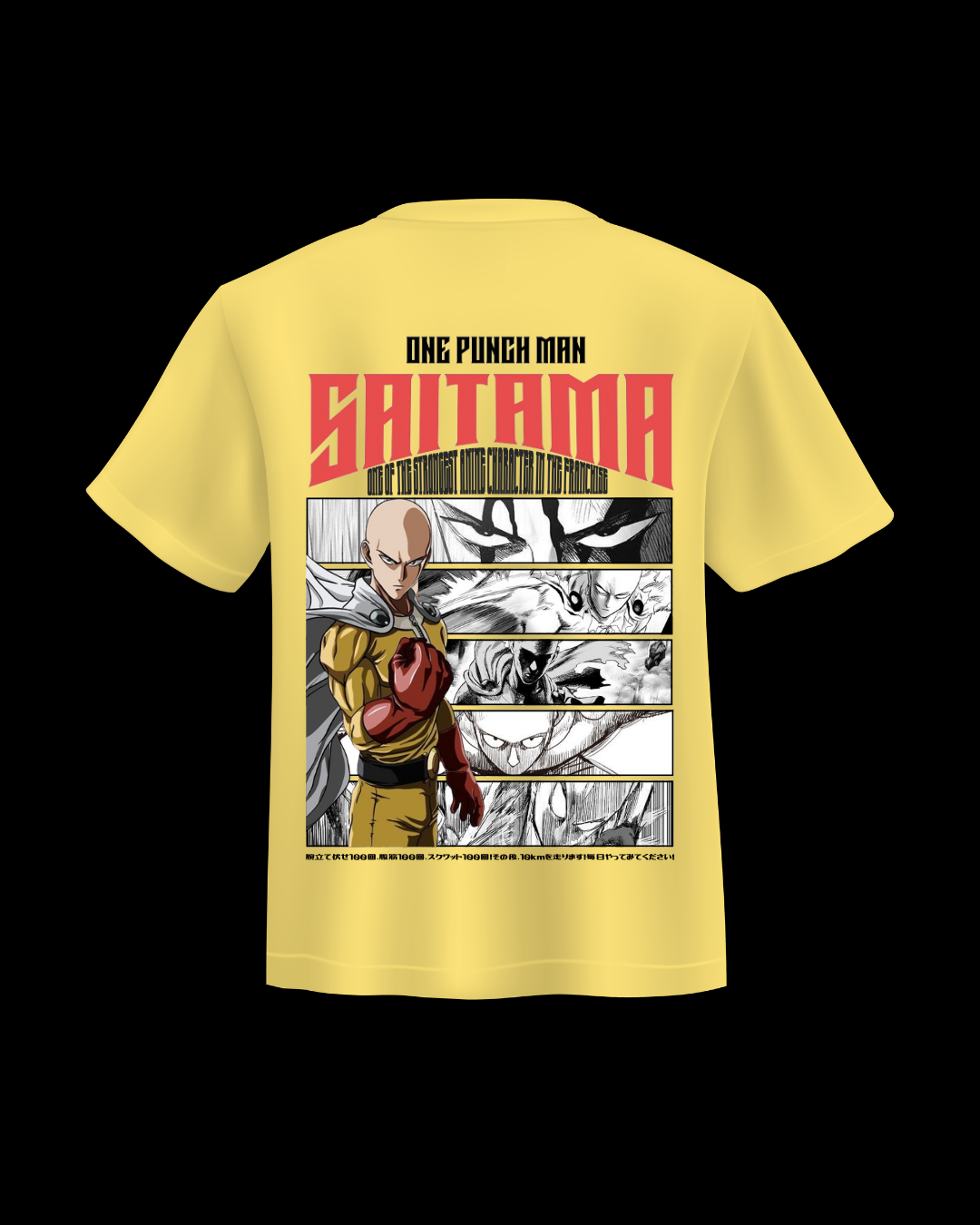 Saitama Fan Art Graphic Design – Printable Download