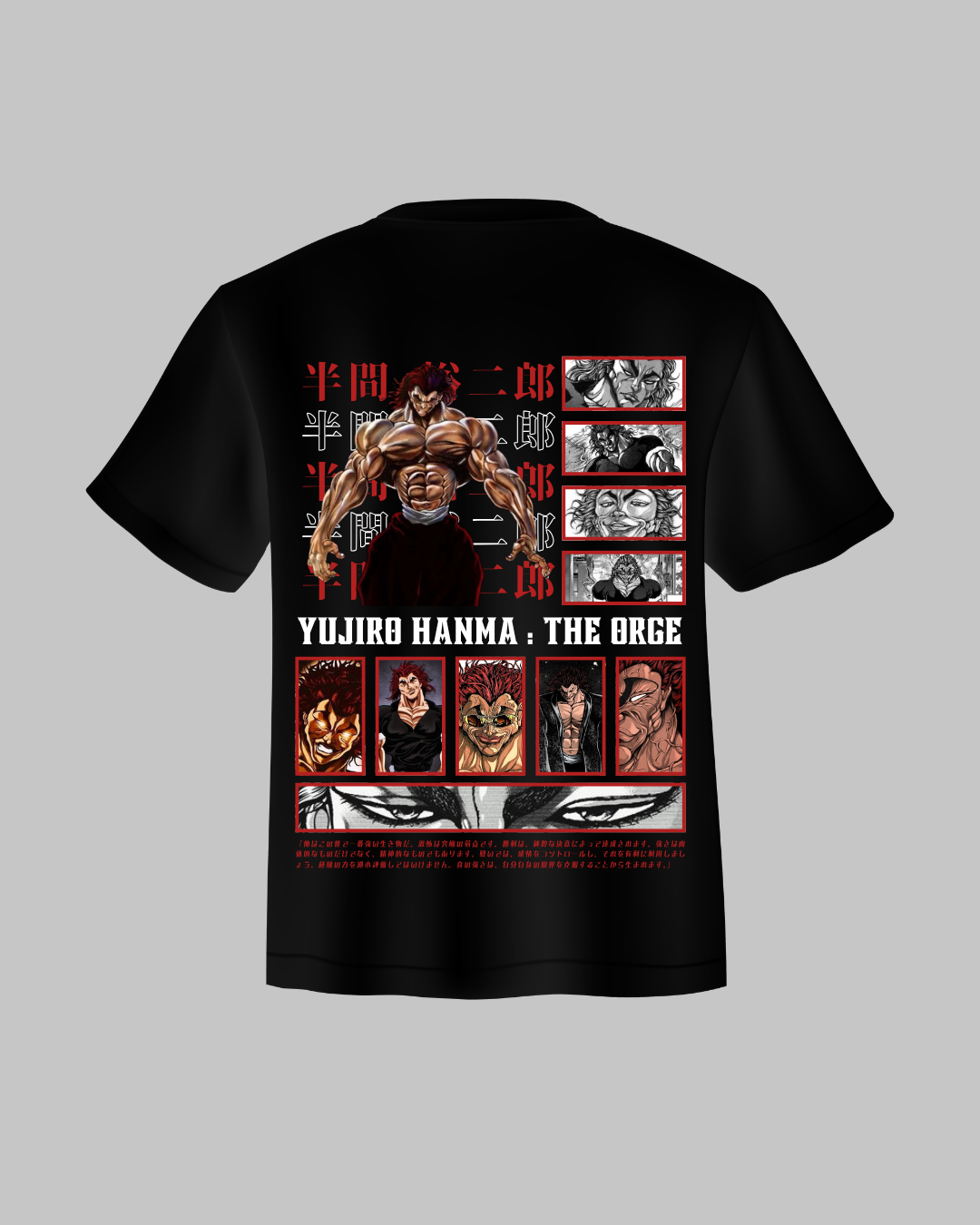 Yujiro Hanma Fan Art Graphic Design – Printable Download